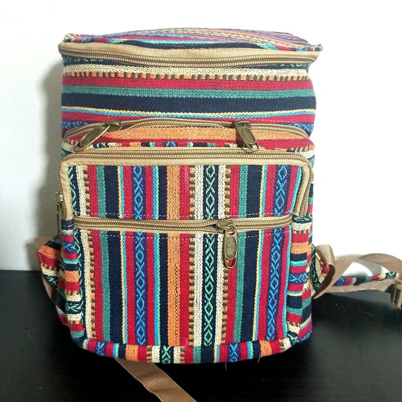 MOVING SALE FINAL PRICE Handmade brand new bohemian mini backpack - Picture 1 of 5
